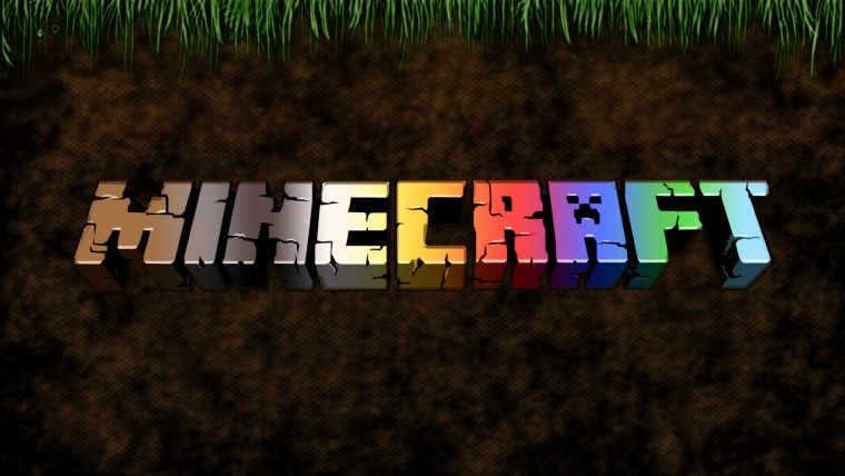 Minecraft надпись