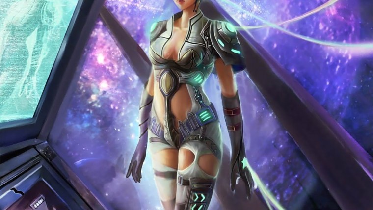 Космическая фантастика ню