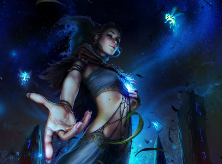 Космическая фантастика девушки