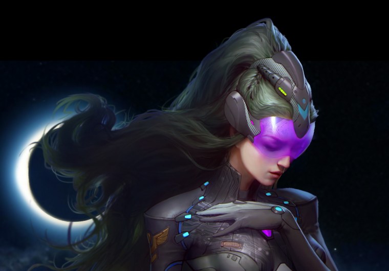 Космическая девушка