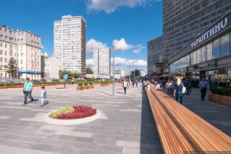 Ночная Москва новый Арбат