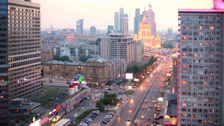 Ночной Арбат Москва