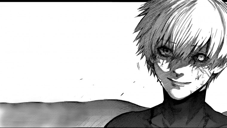 Конеки Кен начёрном фоне