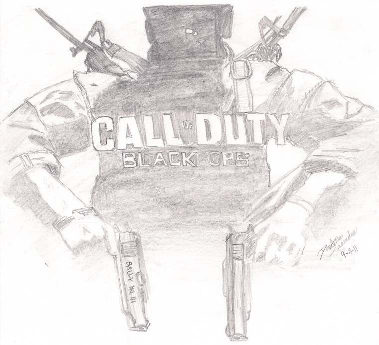 Call of Duty нарисовать
