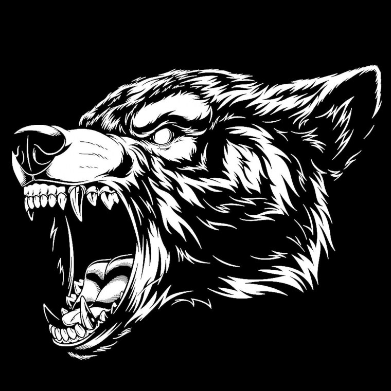 Волчий оскал вектор