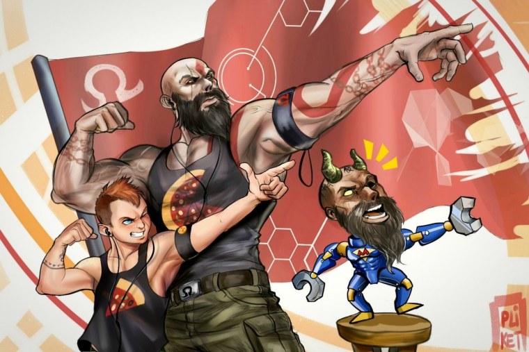 God of War 4 жена Кратоса фей