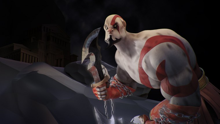 Кратос без бороды God of War 4