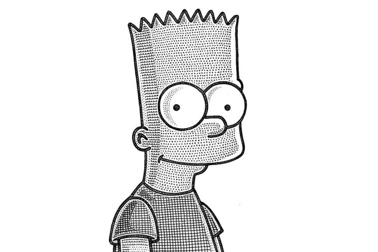 Барт симпсон тату