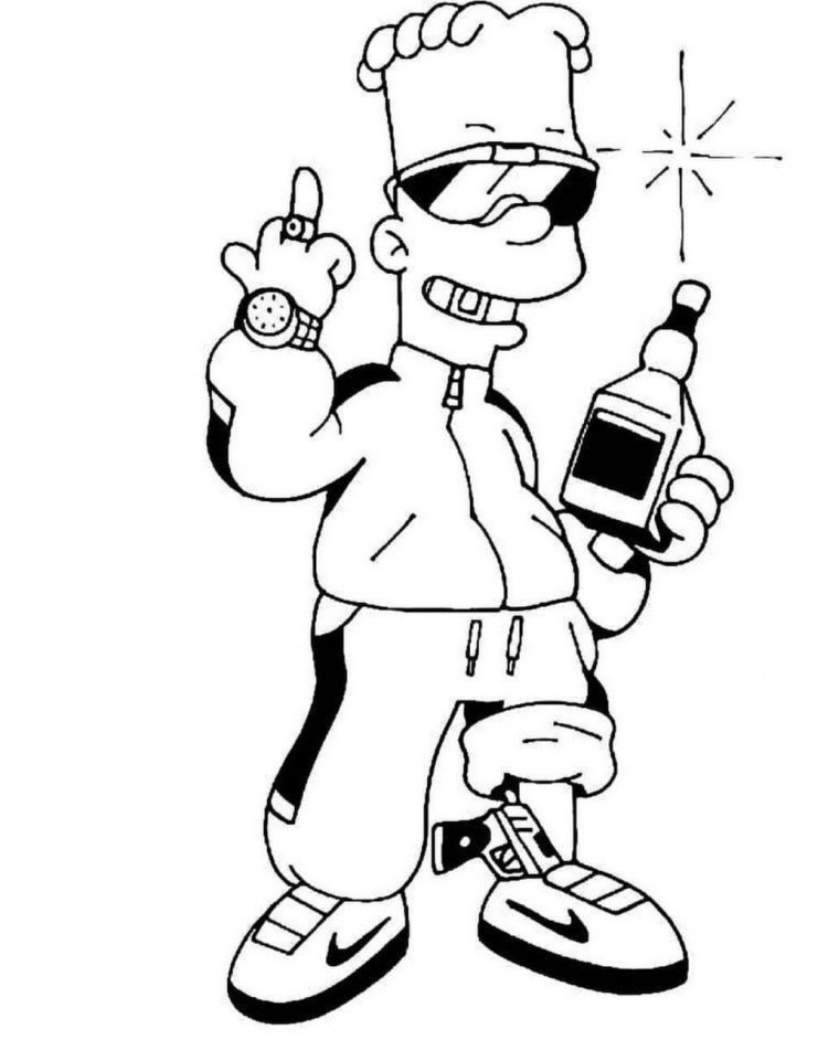 Барт симпсон голова