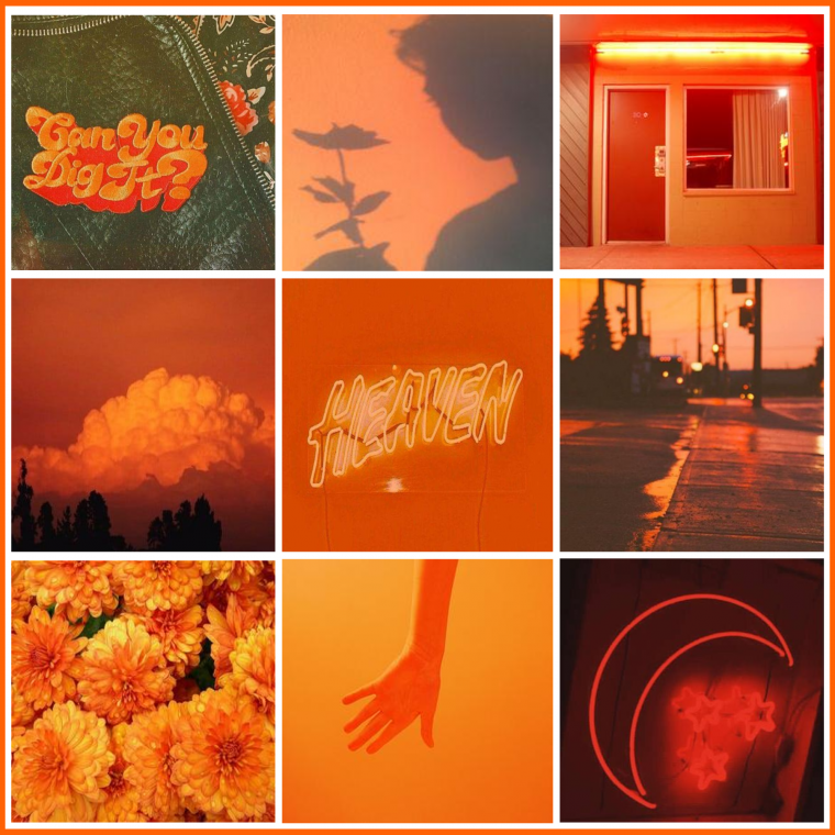 Эстетика в оранжевых тонах