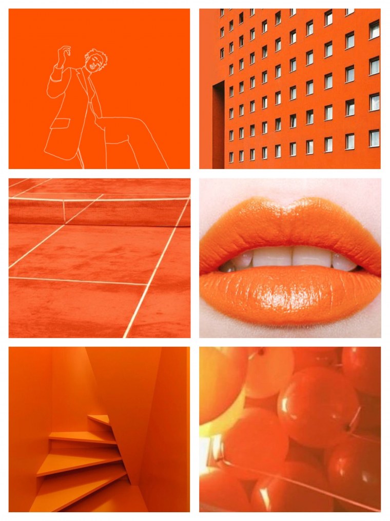 Эстетика оранжевого цвета