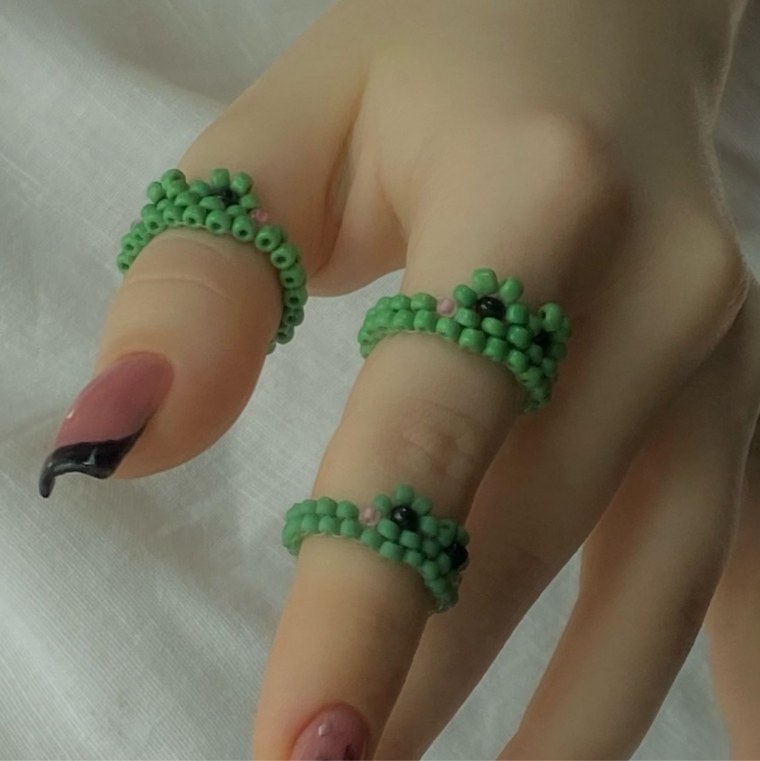 Кольца из бисера