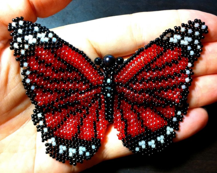 Бисероплетение бабочка