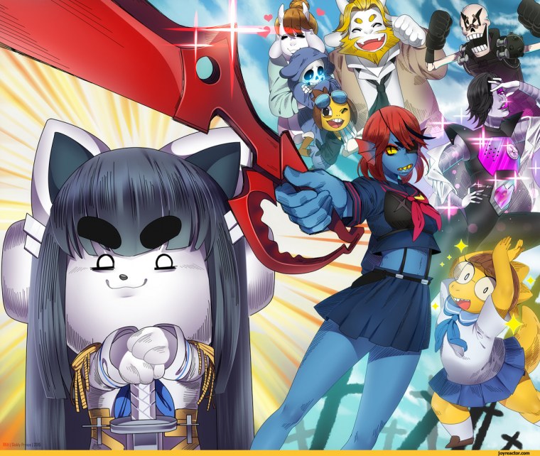 Андертейл в виде людей