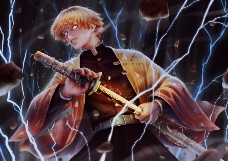 Зеницу Агацума прическа