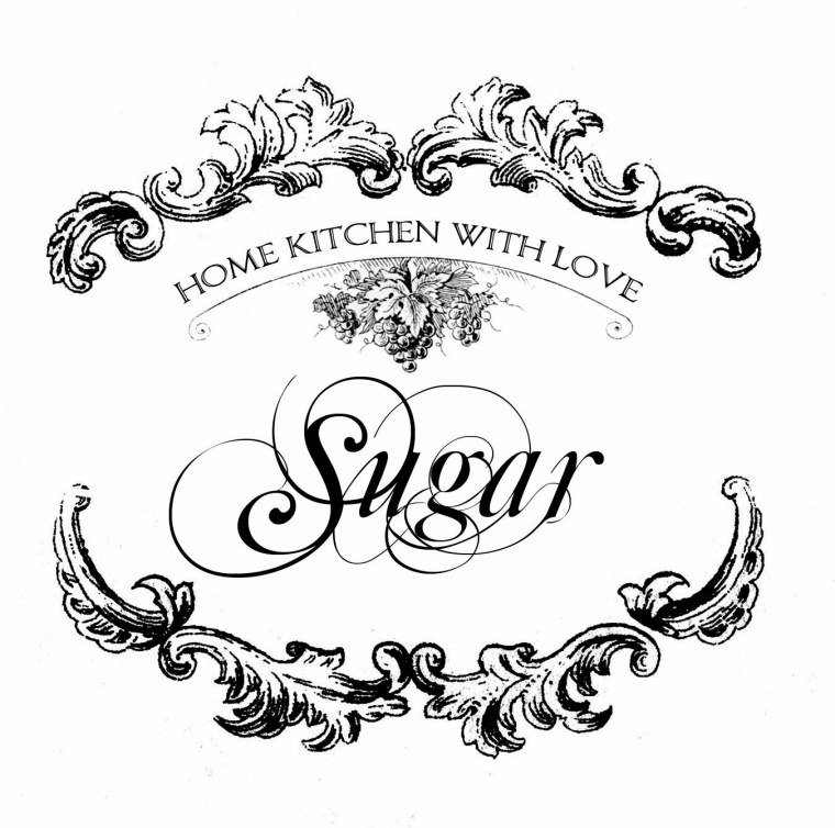 Надписи для декупажа черно-белые