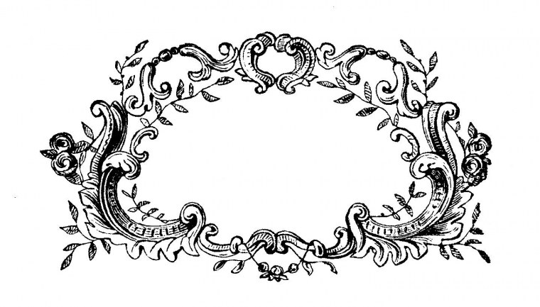 Рамки для декупажа монохромные