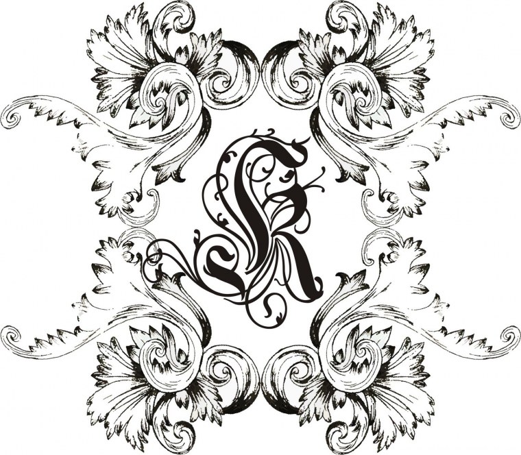 Монохромные рисунки для декупажа