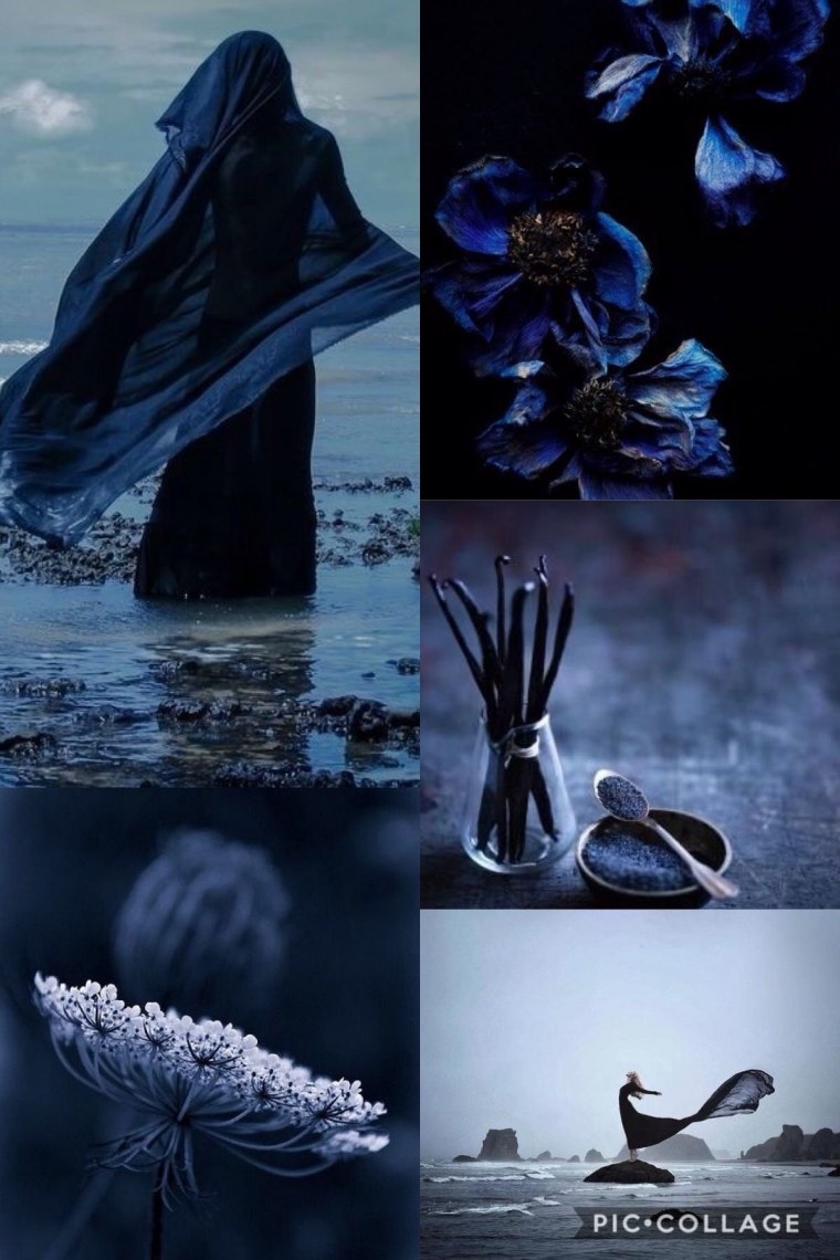 Эстетика темно синего цвета