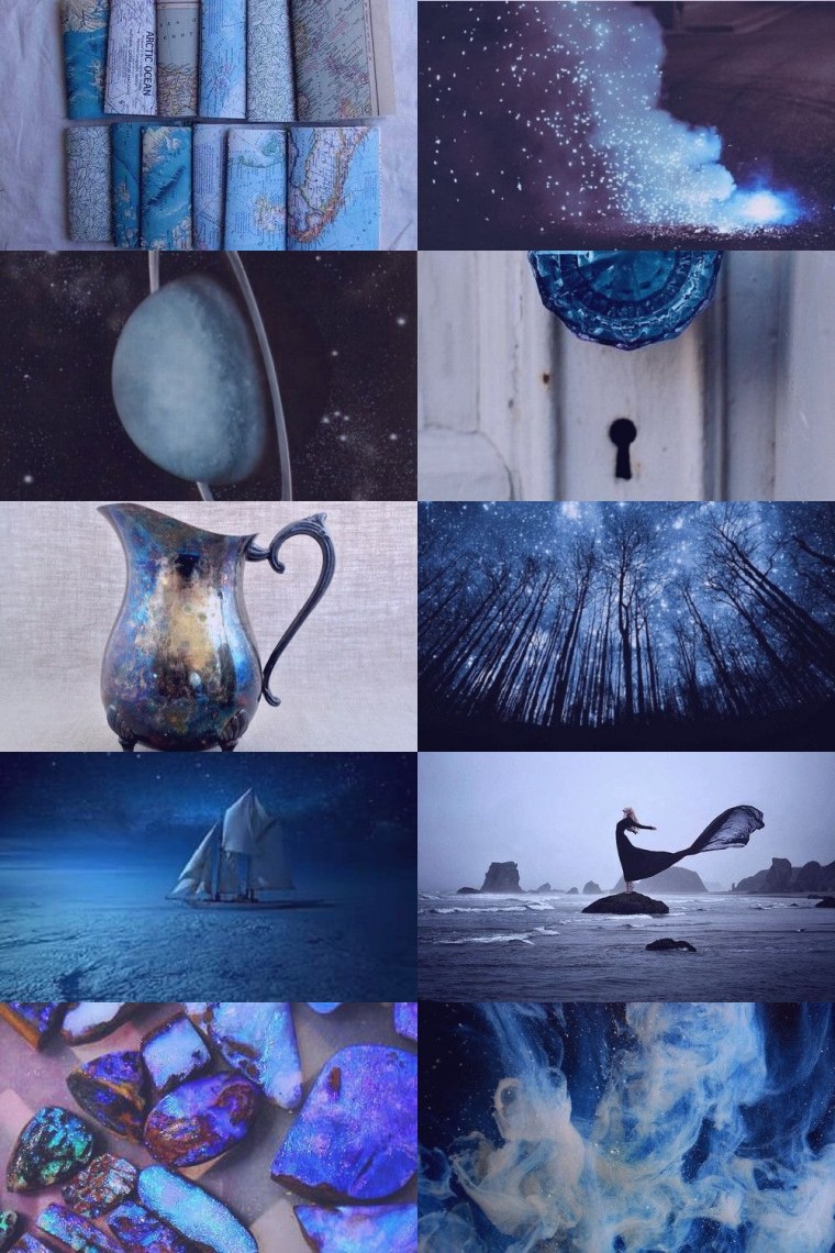 Эстетика Водолея коллаж