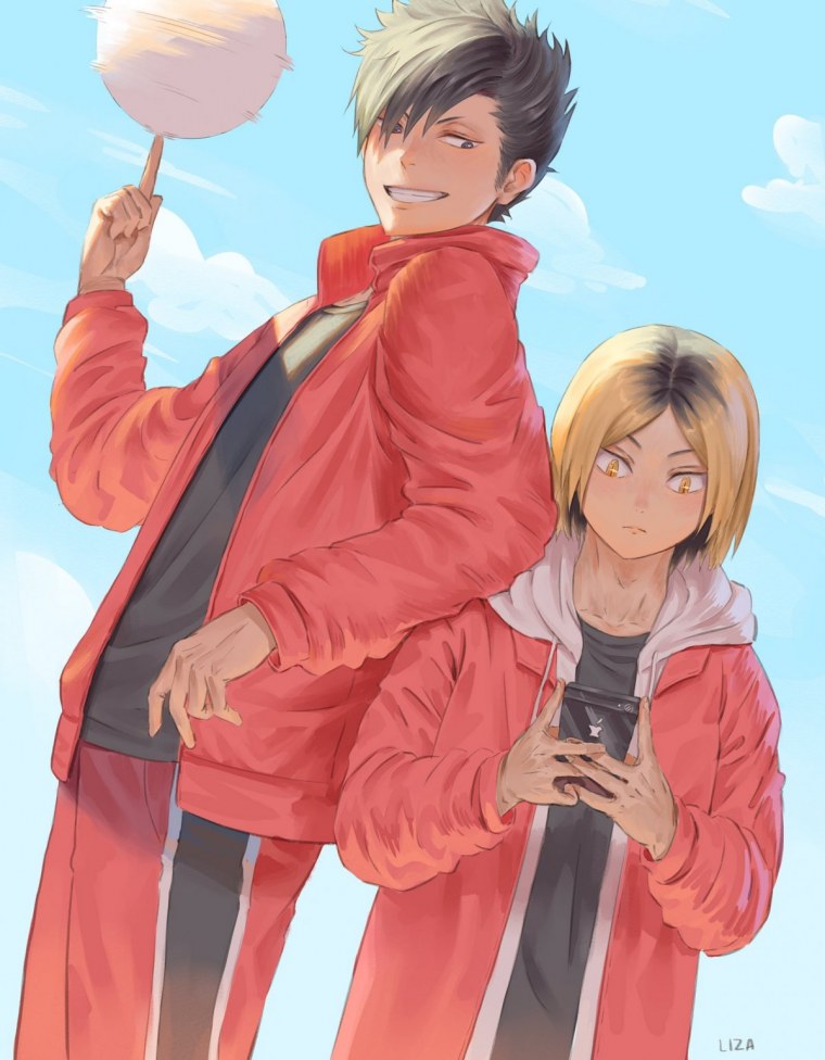 Аниме волейбол Кенма