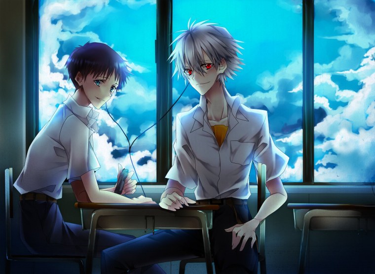 Евангелион 1995 Икари Синдзи