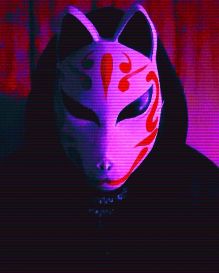 Aesthetic маска Кицунэ