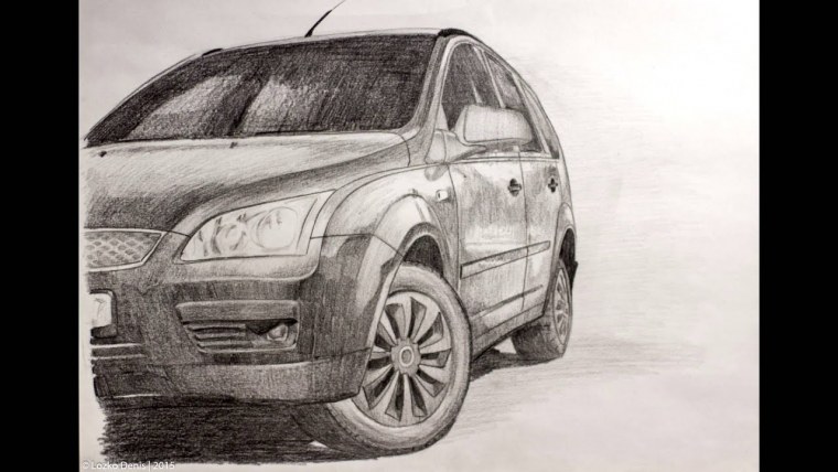 Форд фокус 2 карандашом