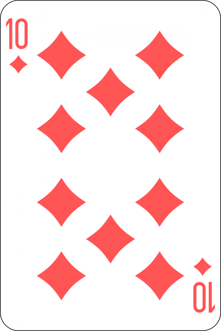 Макет игральных карт