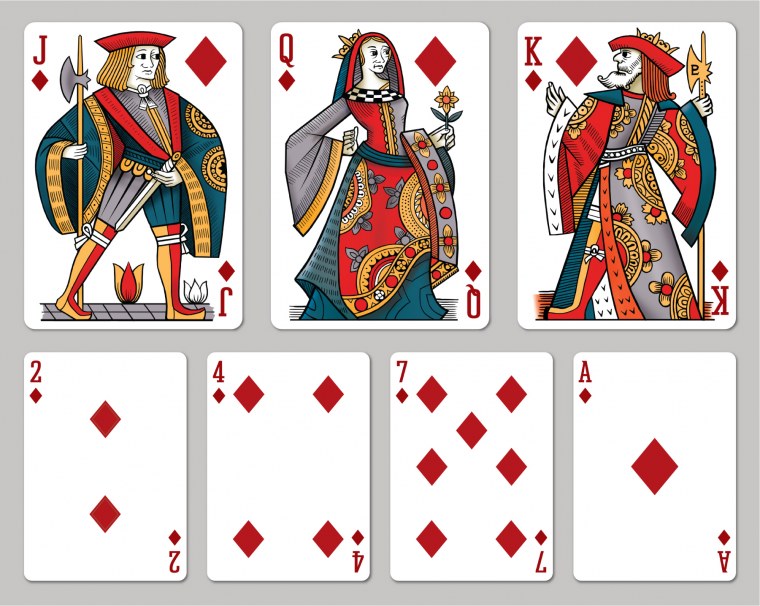 Игральные карты" playing Cards Готика"