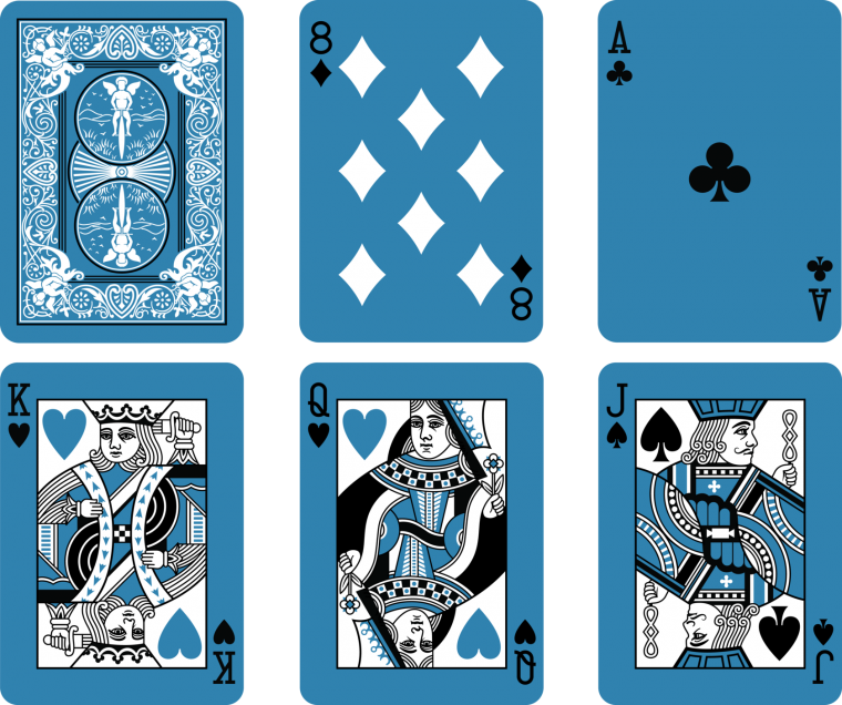 Задний фон карты игральные