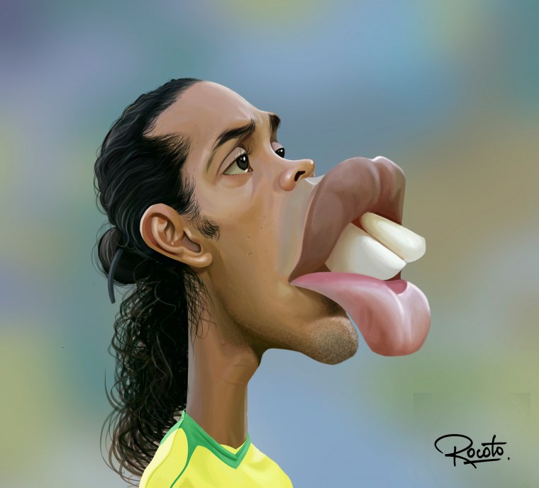 Роналдиньо портрет