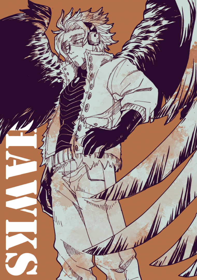 Моя геройская Академия ястреб скрин