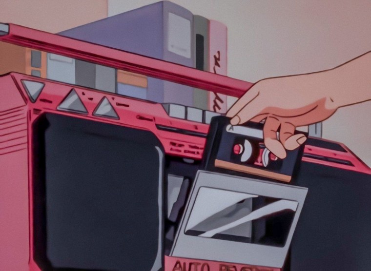 Аниме 90s lofi сигареты