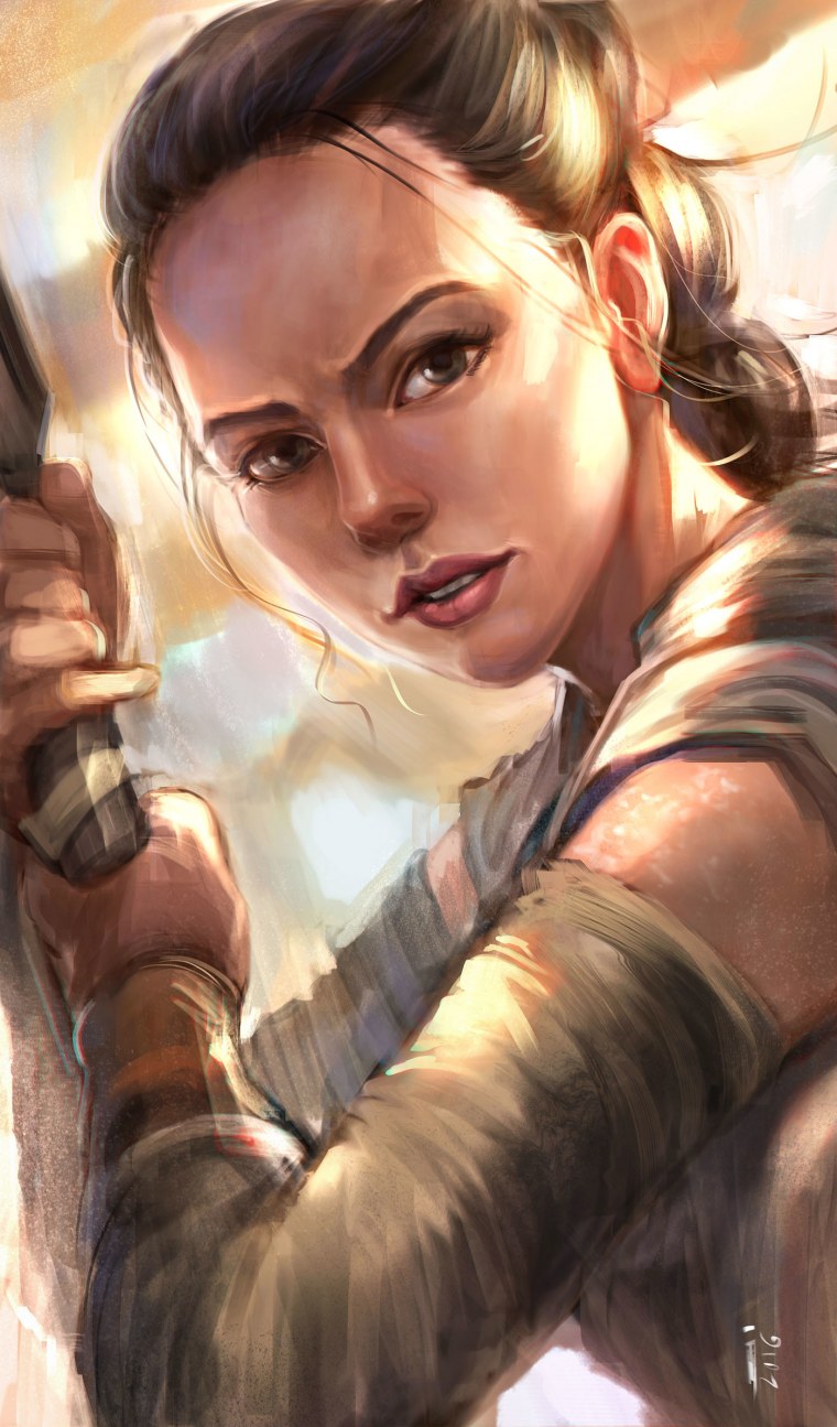 Рей Звёздные войны арт