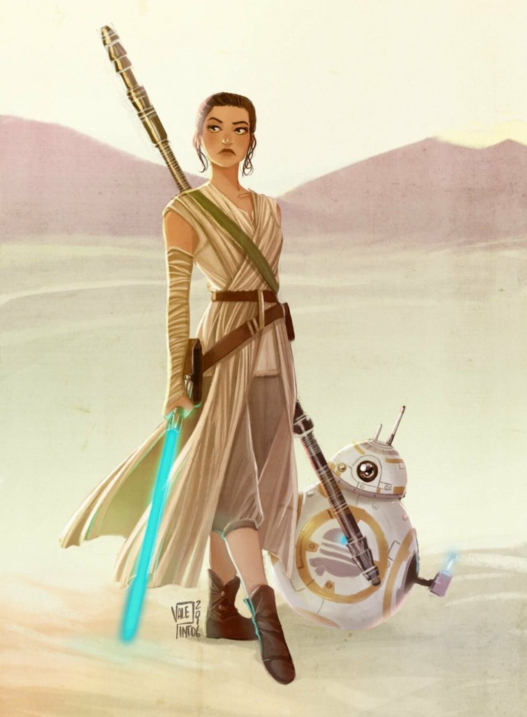 Звёздные войны Рей горячая