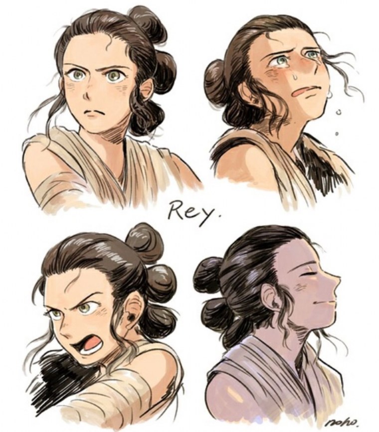 Рей Скайуокер арт