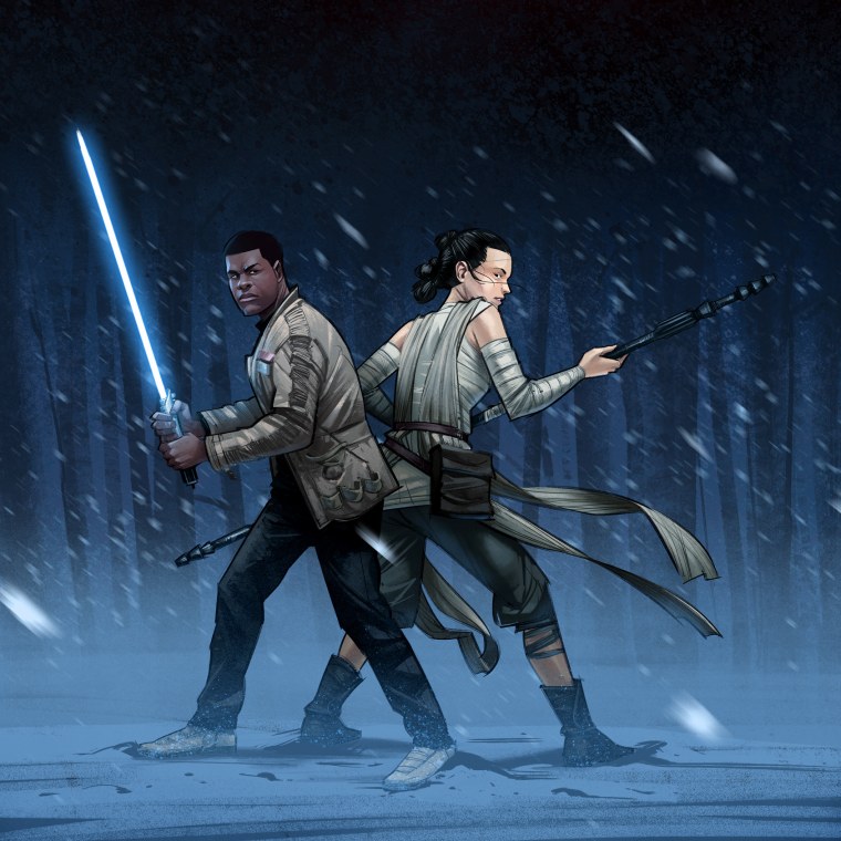 Рей и Финн Звёздные войны