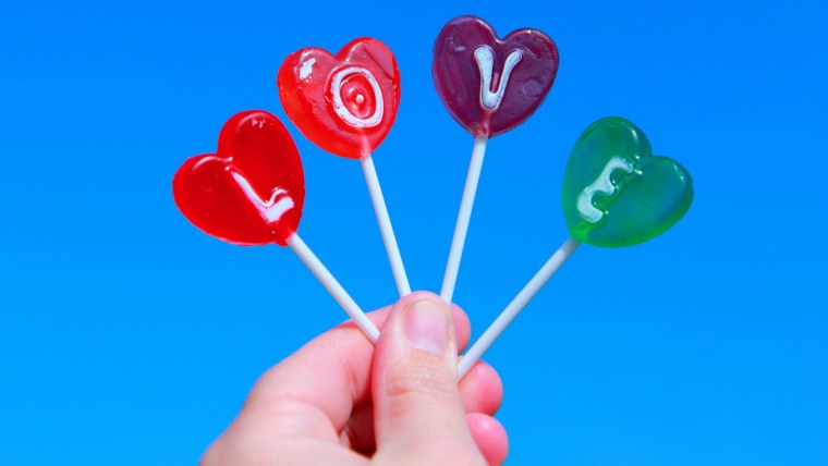 Леденец сердечко