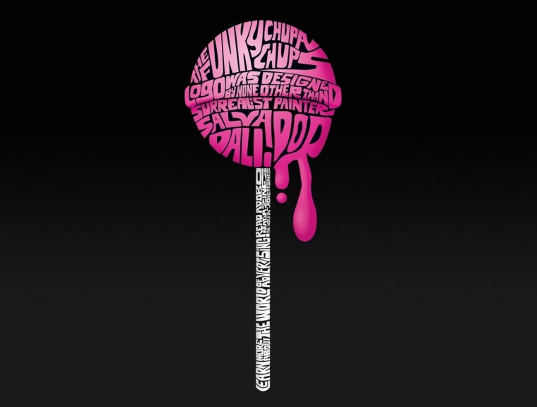 Шрифтовой рекламный плакат