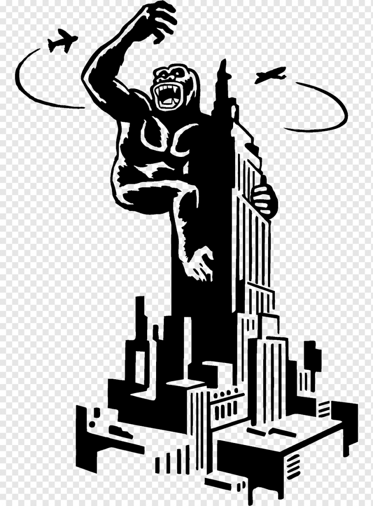 Кинг Конг Векторная Графика