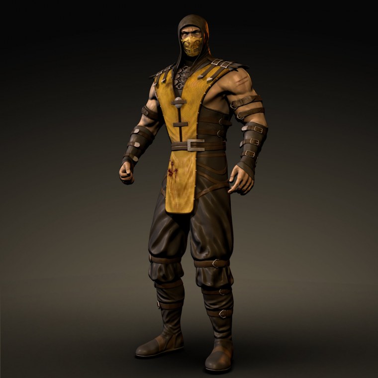 Скорпион мортал комбат 10 в полный рост