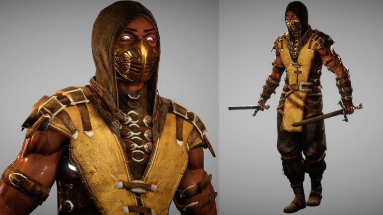 Скорпион из мортал комбат 10