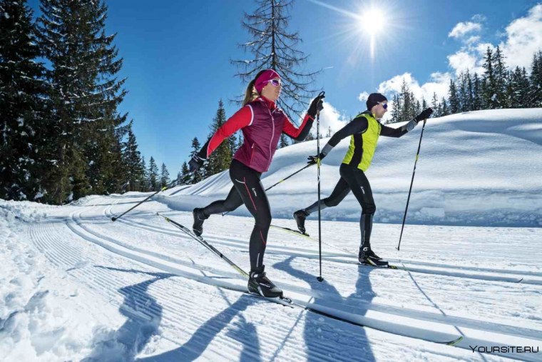 Катание на лыжах
