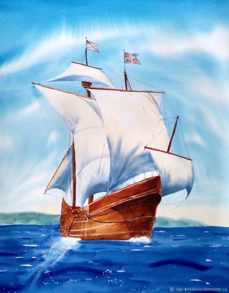 Парусник шхуна Бриг