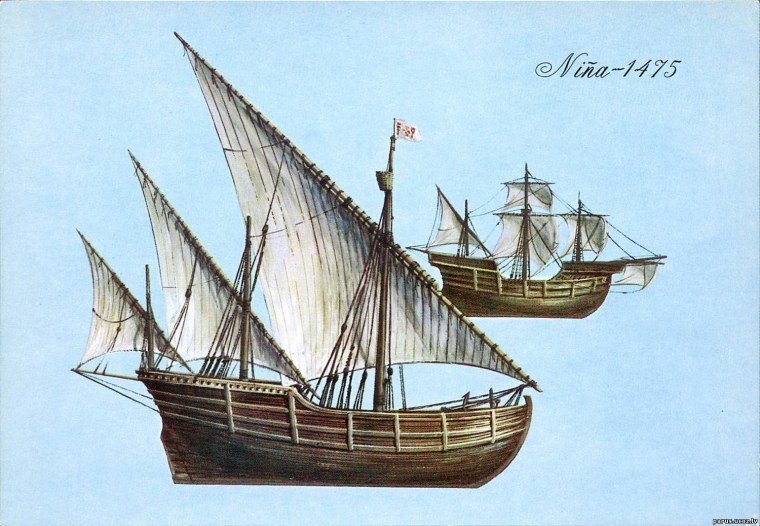 Пинта Нинья и Санта-Мария