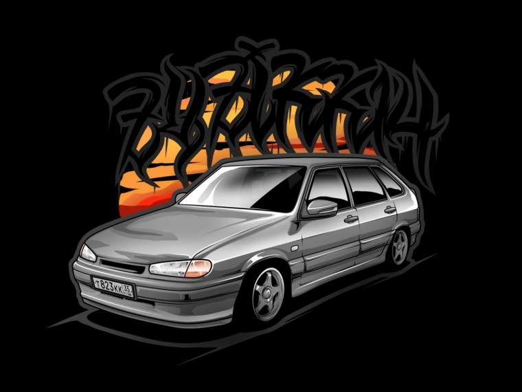 Лада Веста спереди