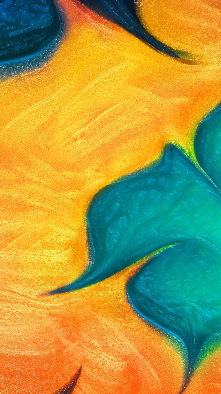 Самсунг галакси а50.оранжевый