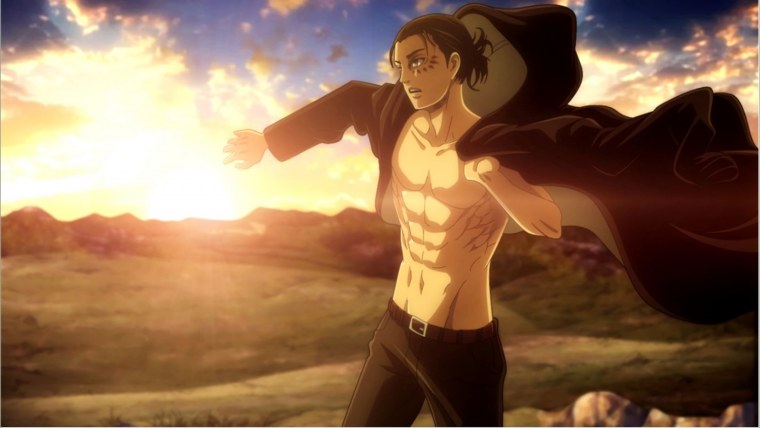 Эрен Йегер длинноволосый