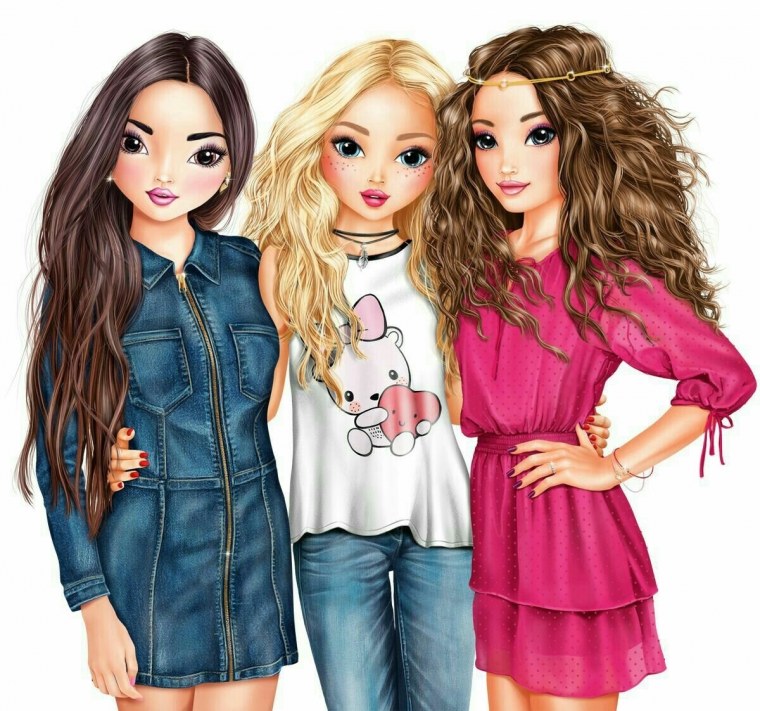 Подруги мультяшные